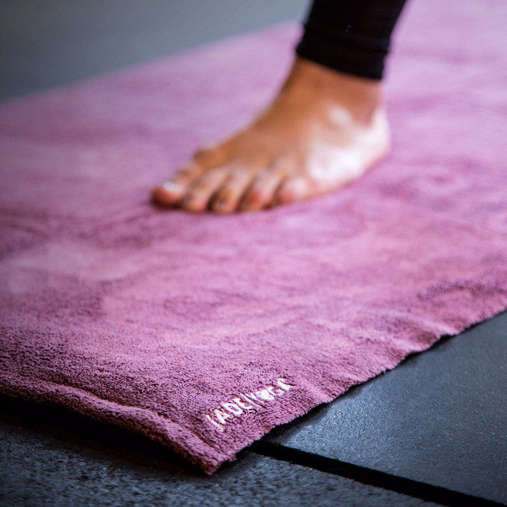 Purple Yoga Mat Towel 