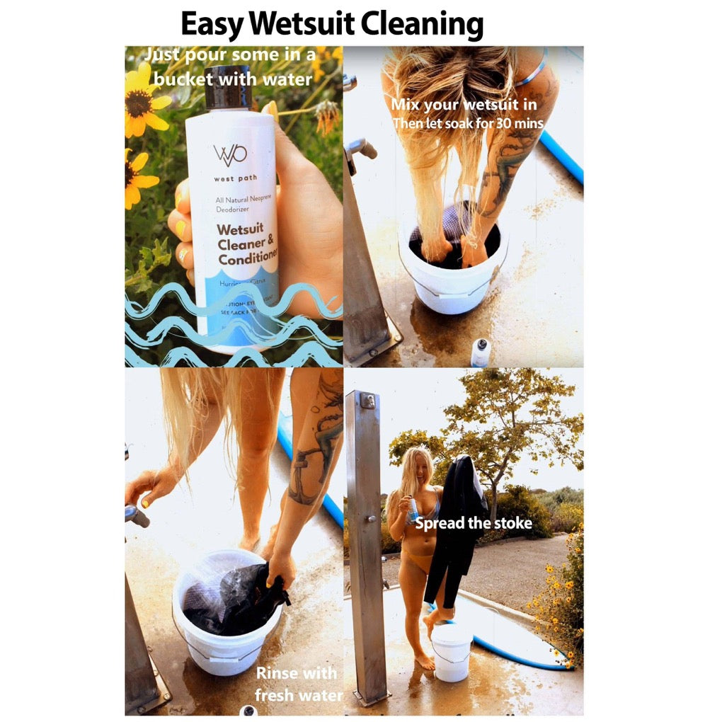 How to clean a wetsuit