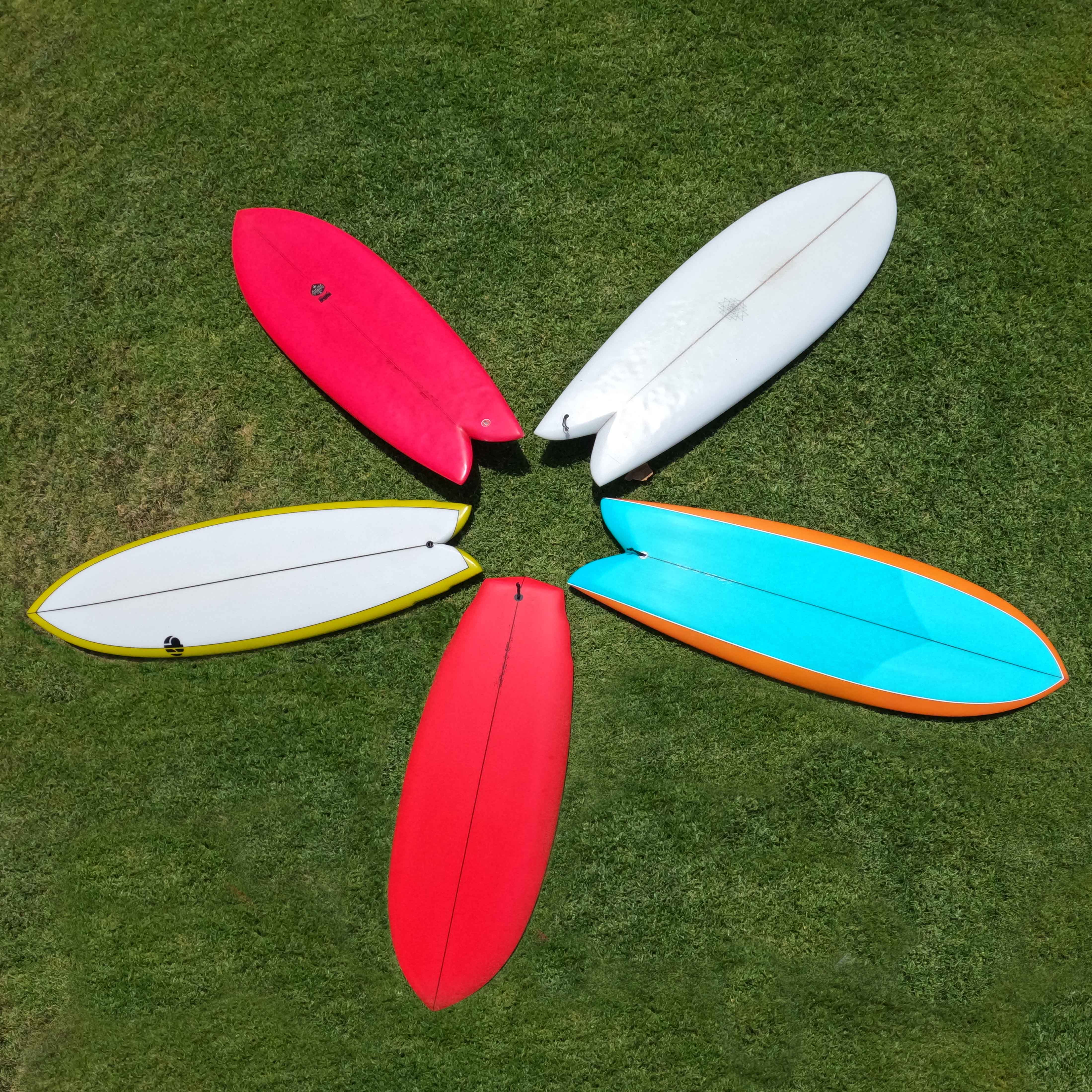 hand shaped surfboards, no pop-outs