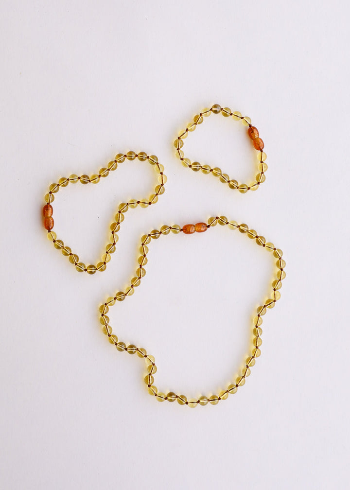 Pure Gemstone + Citrine || Anklet or Bracelet