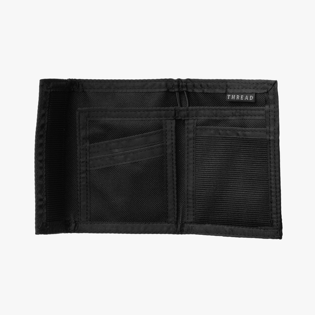 Jupiter Black - Velcro Bifold Wallet