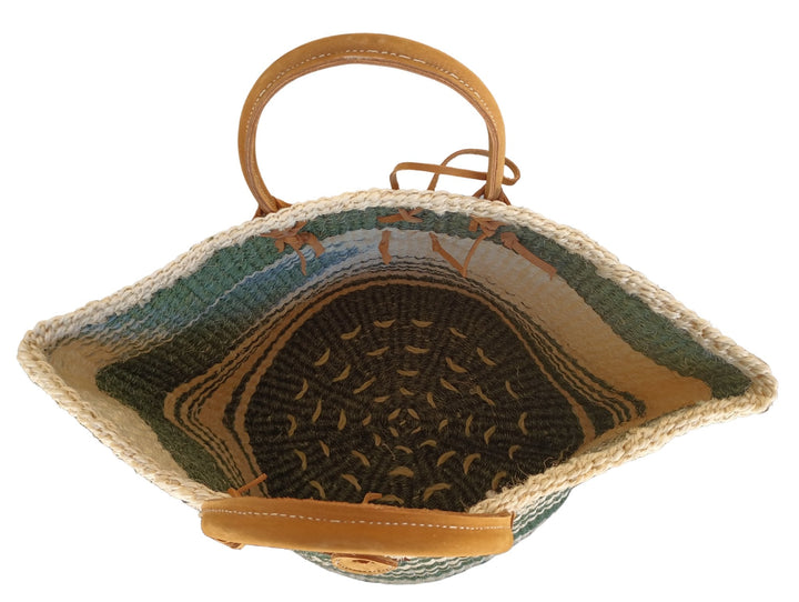 Renewal Handmade Sisal Straw Tote Basket