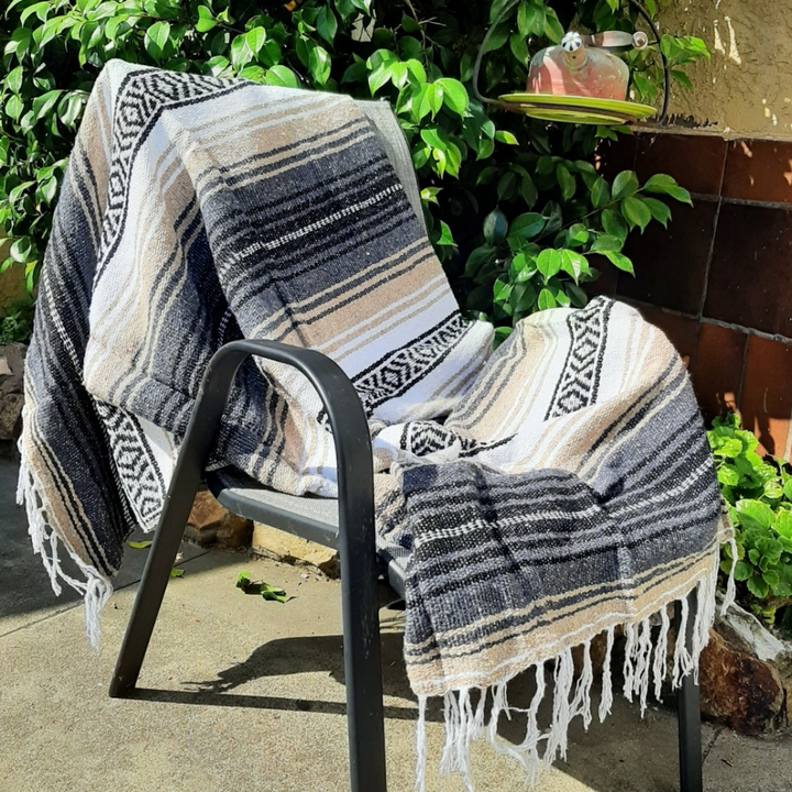 Holiday Gift Set | 3x Mexican Blankets Natural Falsa