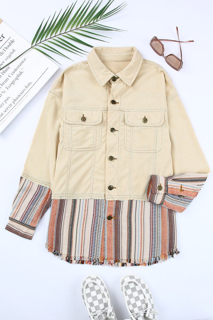 Lyla Button Up Corduroy Jacket