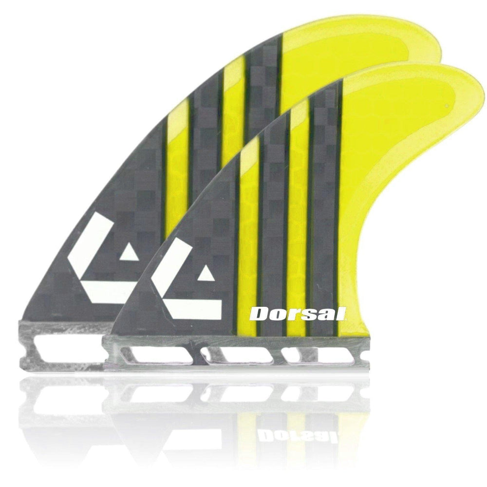 DORSAL Carbon Hexcore Futures Compatible 4-Fin Quad Set