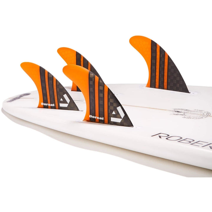 DORSAL Carbon Hexcore Futures Compatible 4-Fin Quad Set