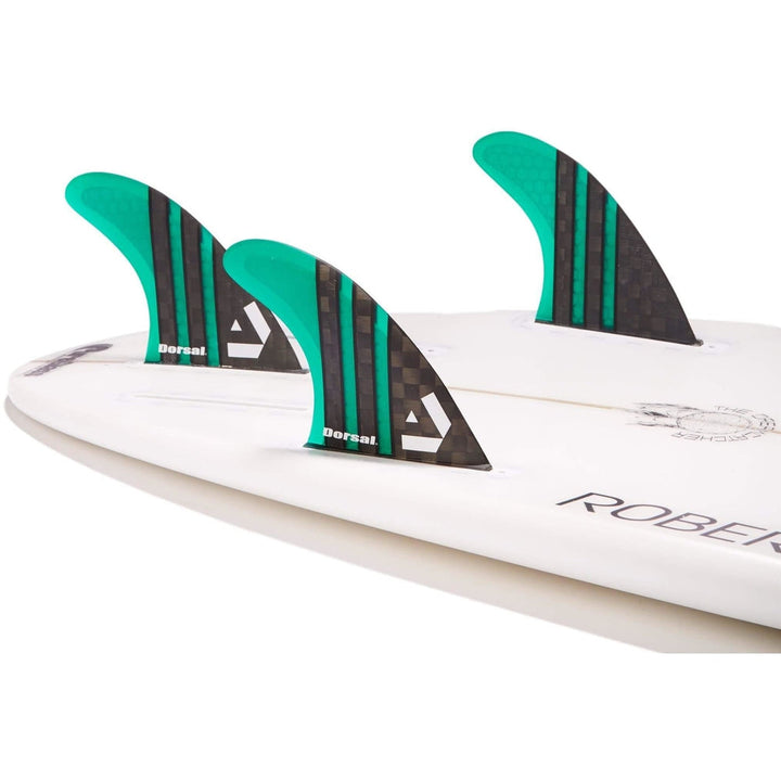 DORSAL Carbon Hexcore Futures Compatible 3-Fin Thruster Set