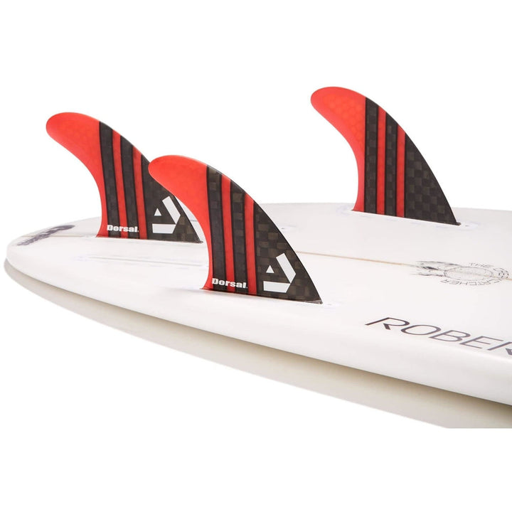 DORSAL Carbon Hexcore Futures Compatible 3-Fin Thruster Set