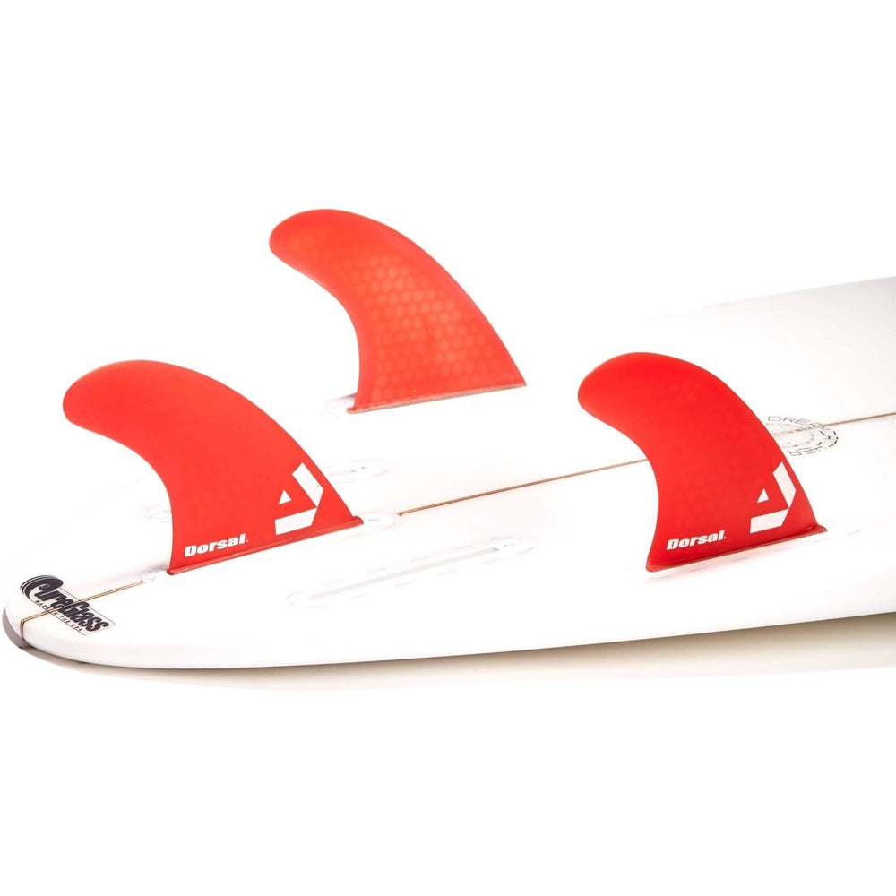 DORSAL Hexcore Futures Compatible 3-Fin Thruster Set