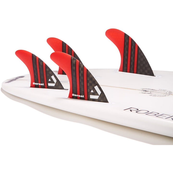 DORSAL Carbon Hexcore Futures Compatible 4-Fin Quad Set