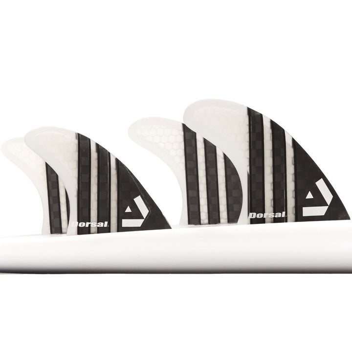 DORSAL Carbon Hexcore Futures Compatible 4-Fin Quad Set