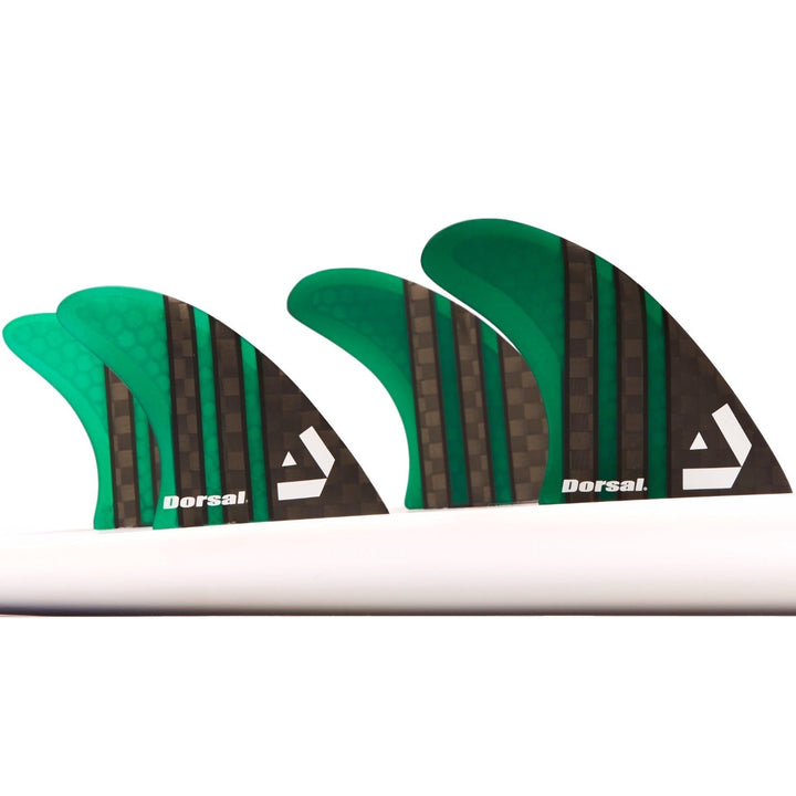 DORSAL Carbon Hexcore Futures Compatible 4-Fin Quad Set