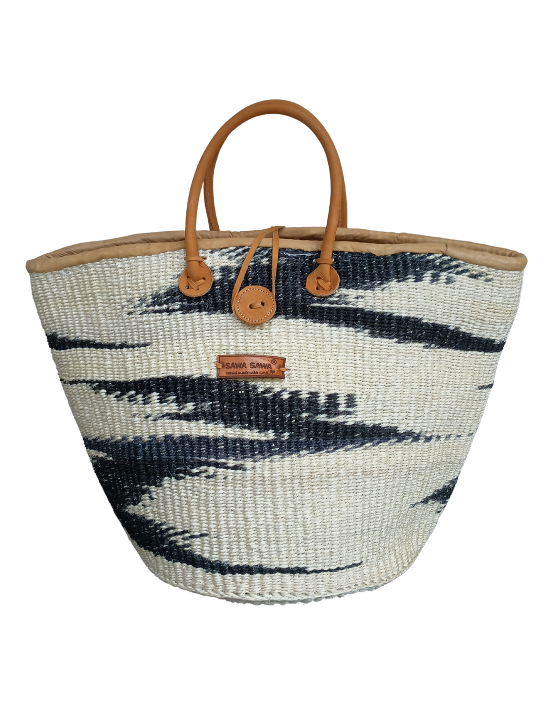 Balance Peace Handmade Sisal Straw Basket Tote Bag