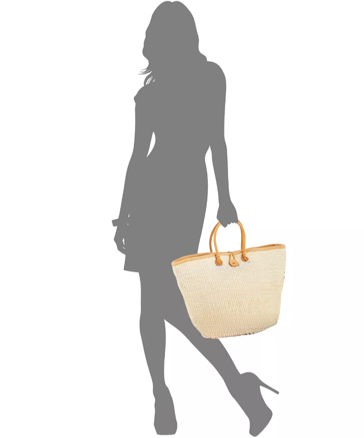 Balance Peace Handmade Sisal Straw Basket Tote Bag