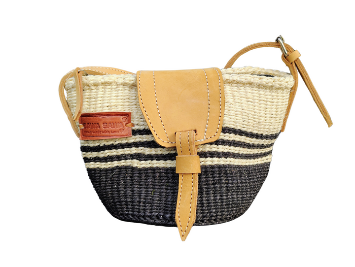 Small Balance Handmade Shoulder Kiondo Sisal Crossbody Bag