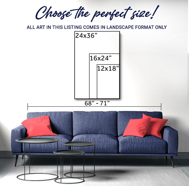 Abstract Sunrise By The Lakeside Wall Art