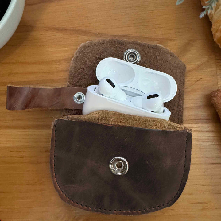 Leather AirPods Case & Snap Coin Purse