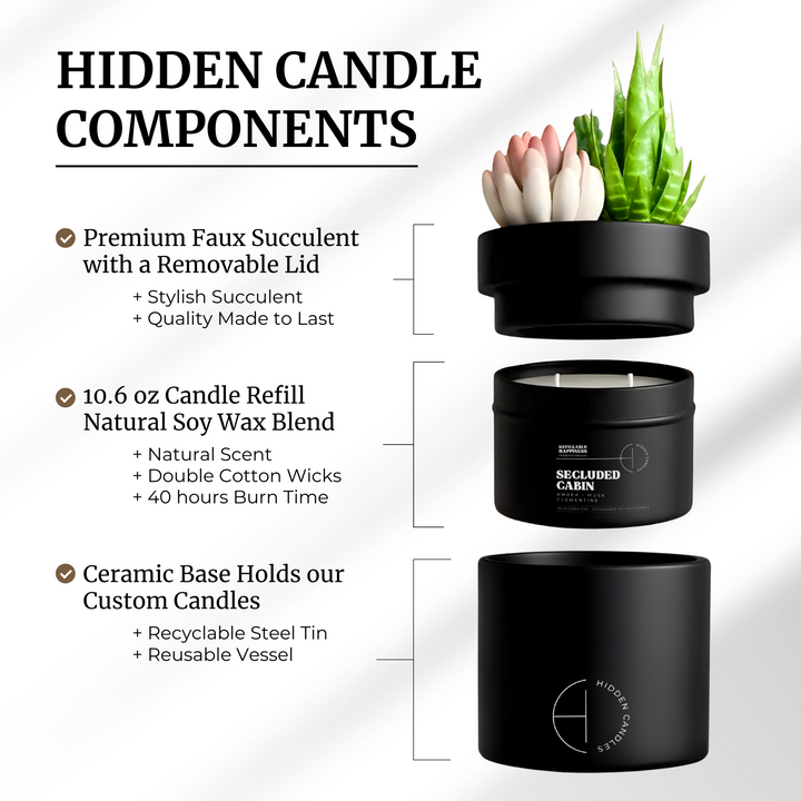 The Hidden Candle - Decorative Hideaway Candle