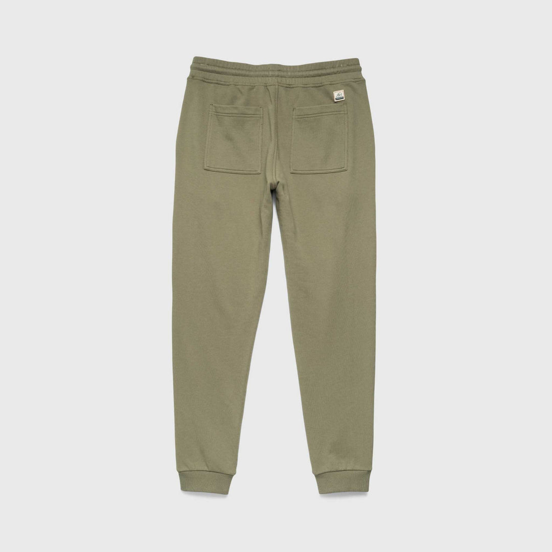 Dune Drawstring Terry Jogger - Lichen Green