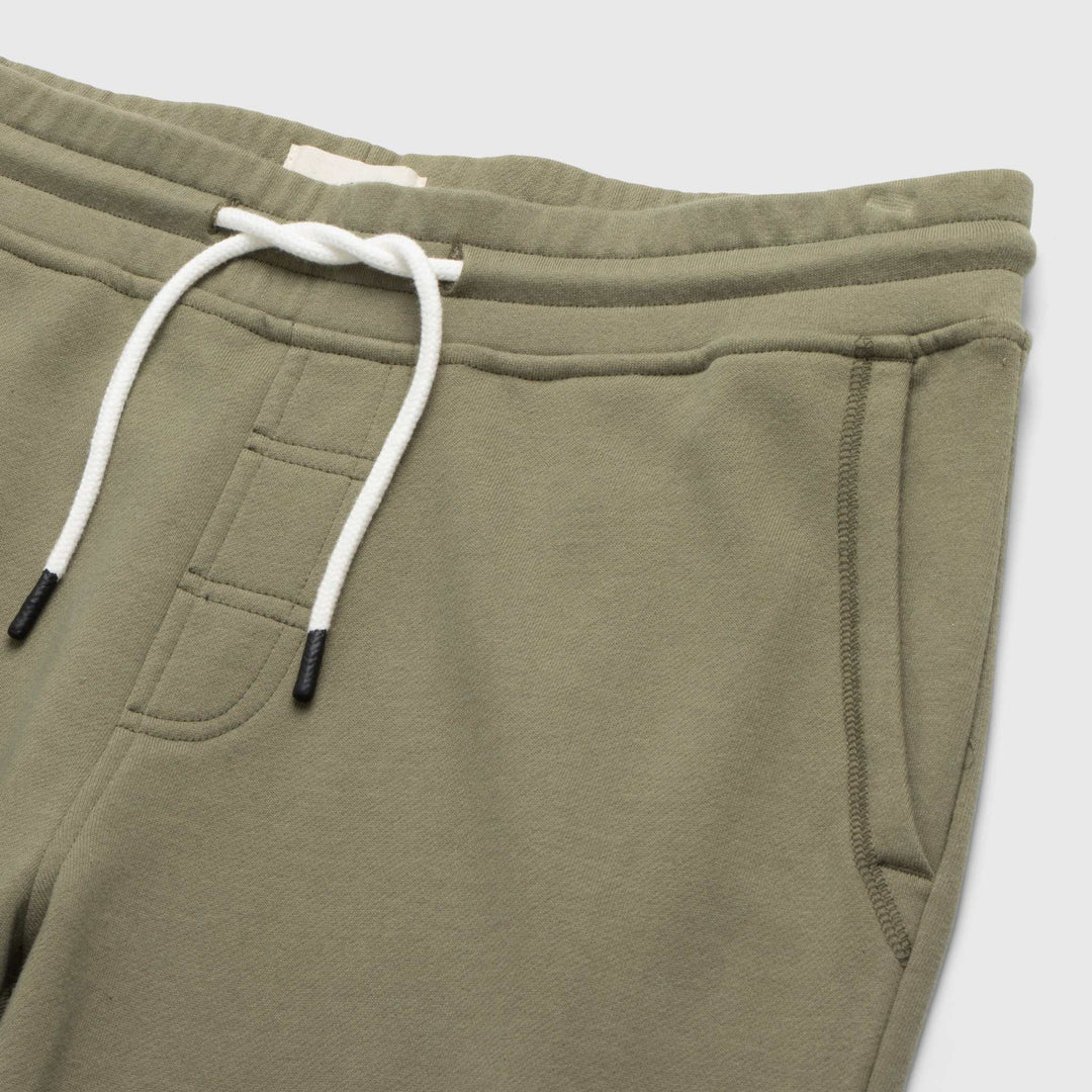 Dune Drawstring Terry Jogger - Lichen Green