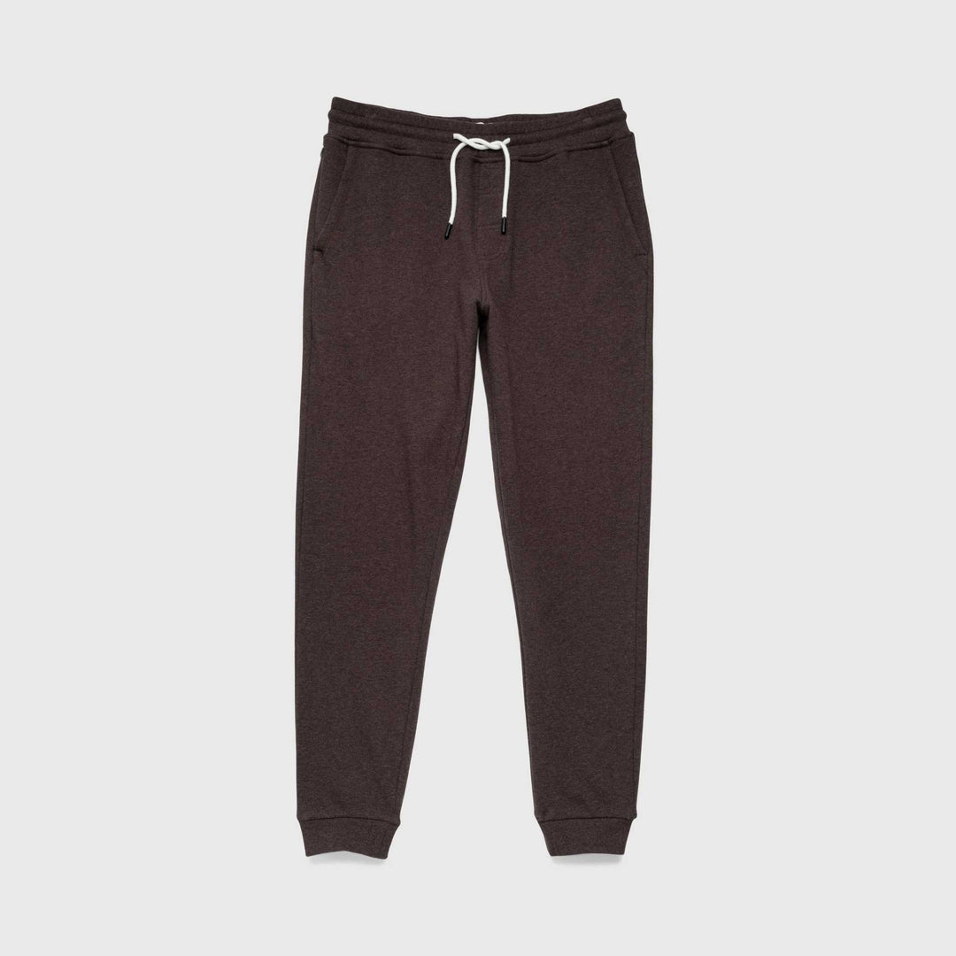 Dune Drawstring Terry Jogger - Brown Heather