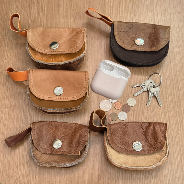 Leather AirPods Case & Snap Coin Purse