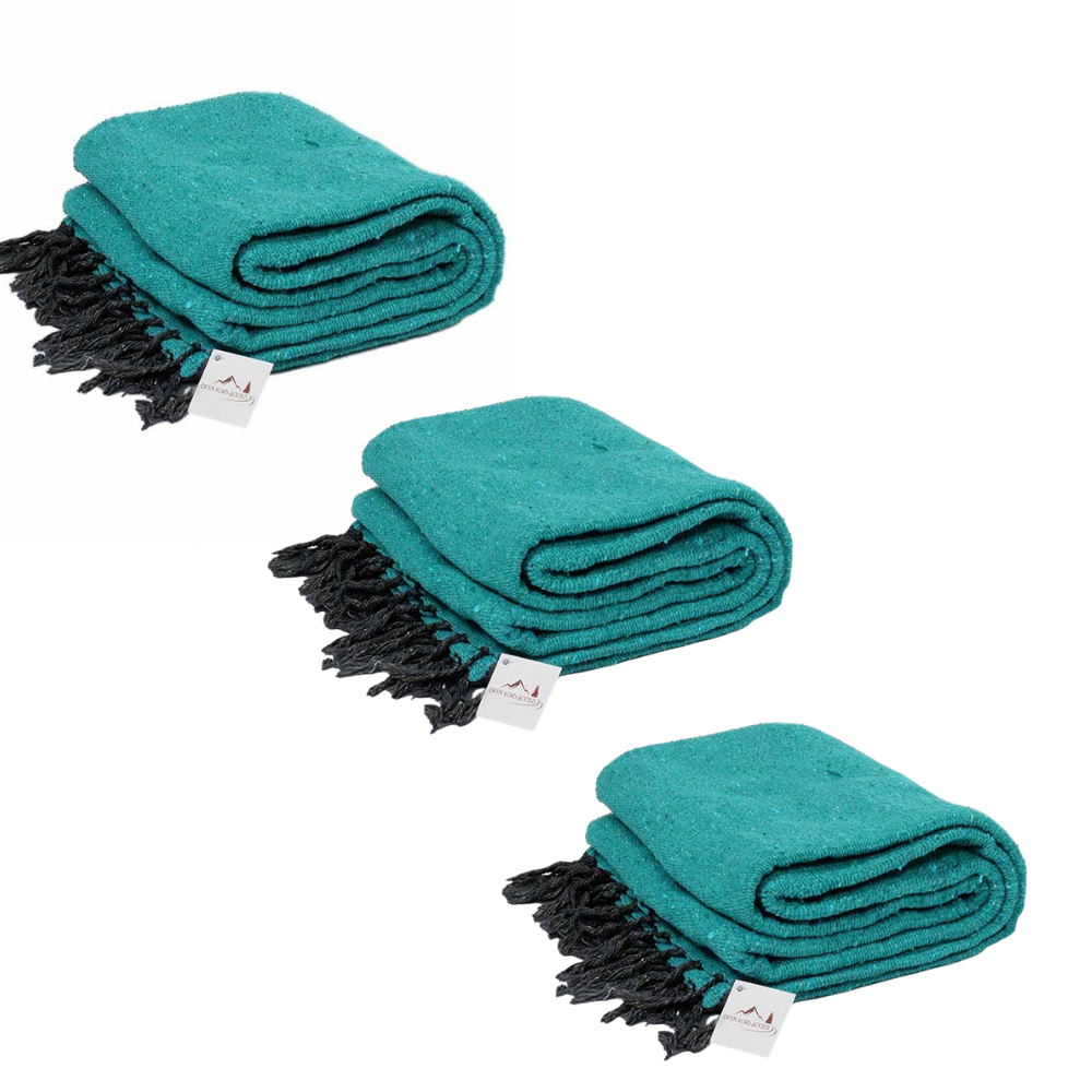 Solid Teal Green Baja Blanket | BULK SAVINGS