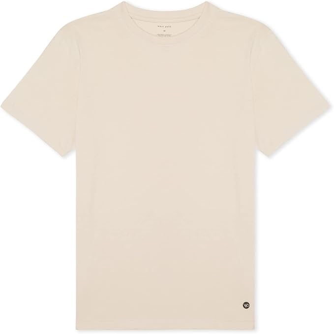 Men's Organic Crew Neck Tee Shirt - 6 Pack