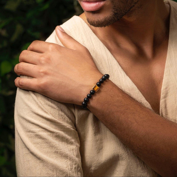 Infinite Potential Onyx Tiger's Eye Bracelet