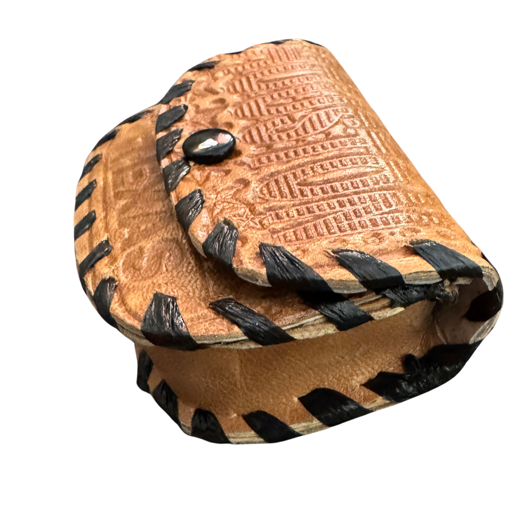 Texas Leather AirPods Case & Coin Purse