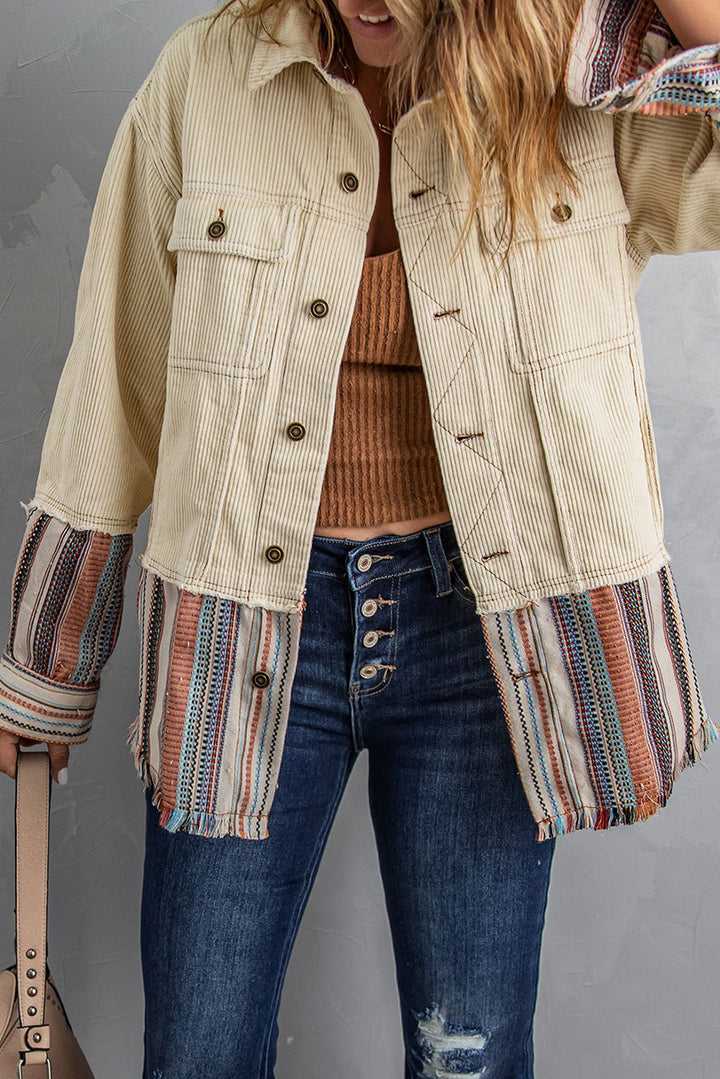 Lyla Button Up Corduroy Jacket