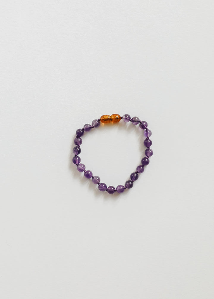 Pure Gemstone + Amethyst || Anklet or Bracelet