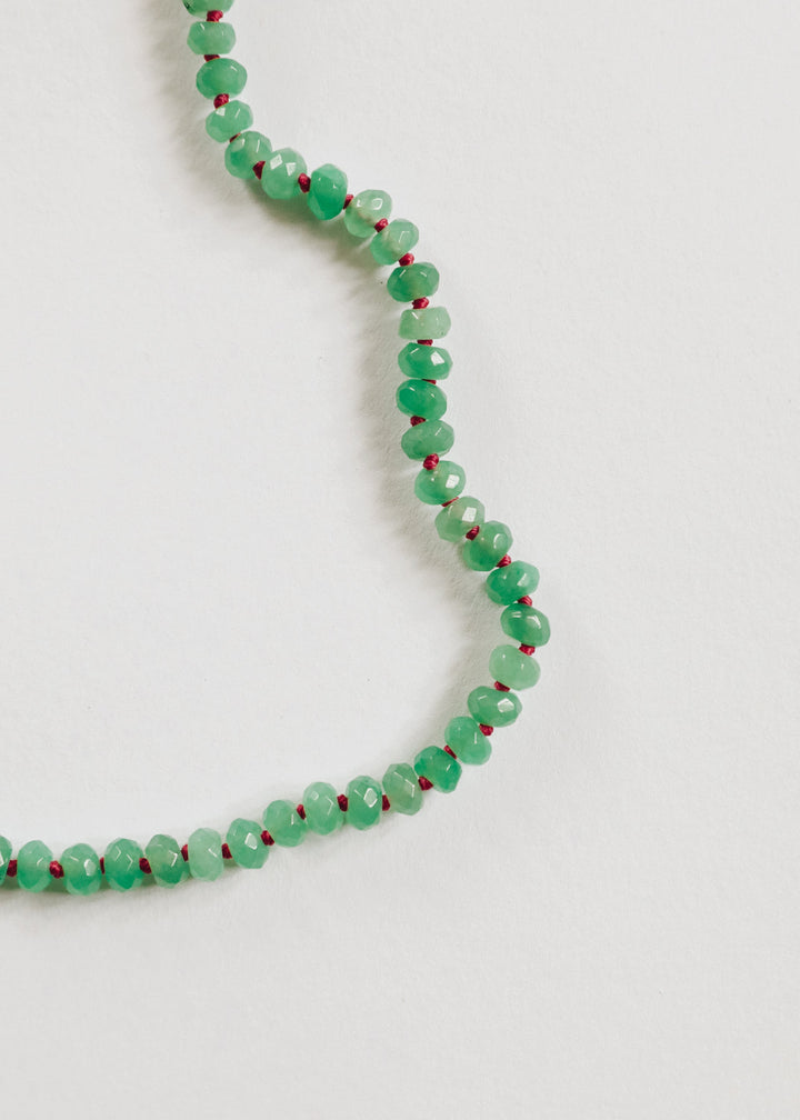 Natural Aventurine + 14k Gold Filled Toggle || Gemstone Necklace