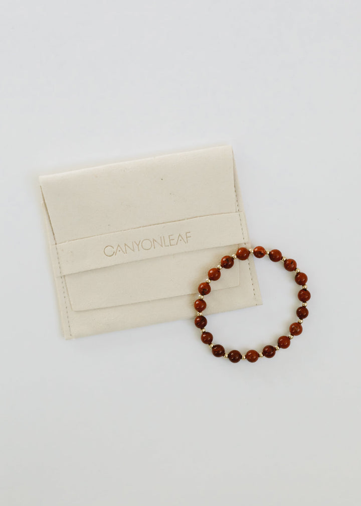 Baltic Sea Amber : 14k Gold Filled Beaded Sun + Moon || Adult Bracelets