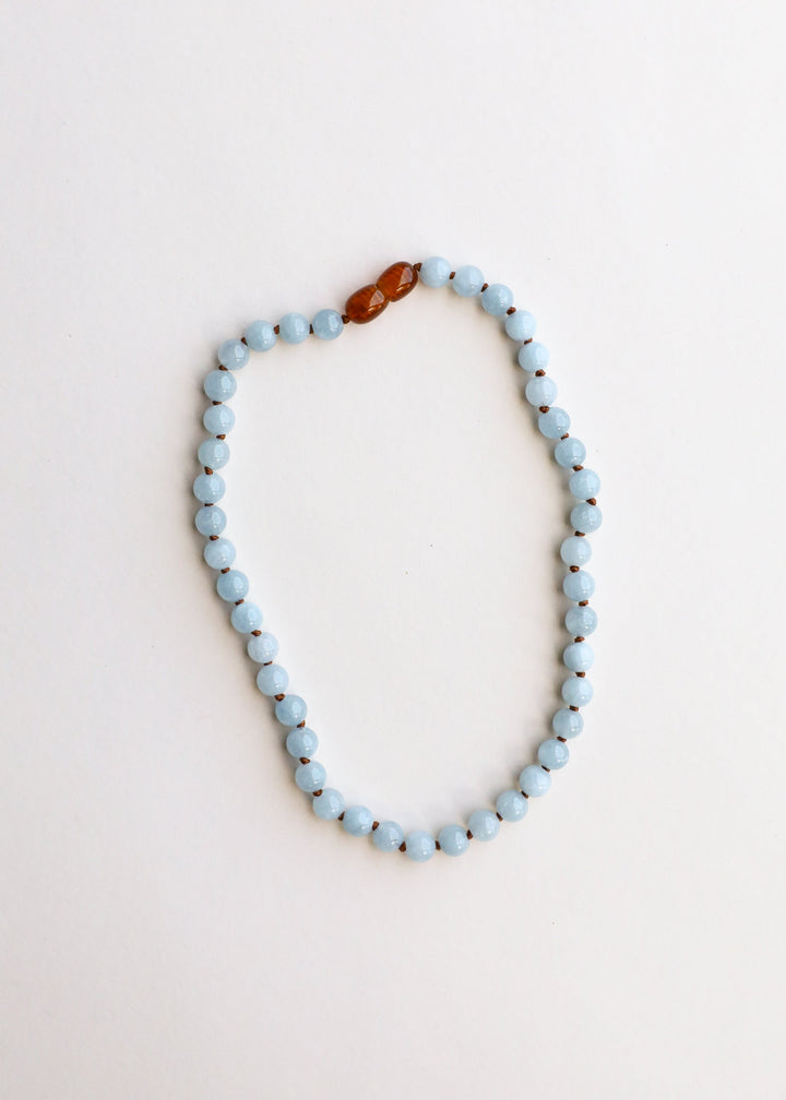 Pure Gemstone + Aquamarine || Necklace