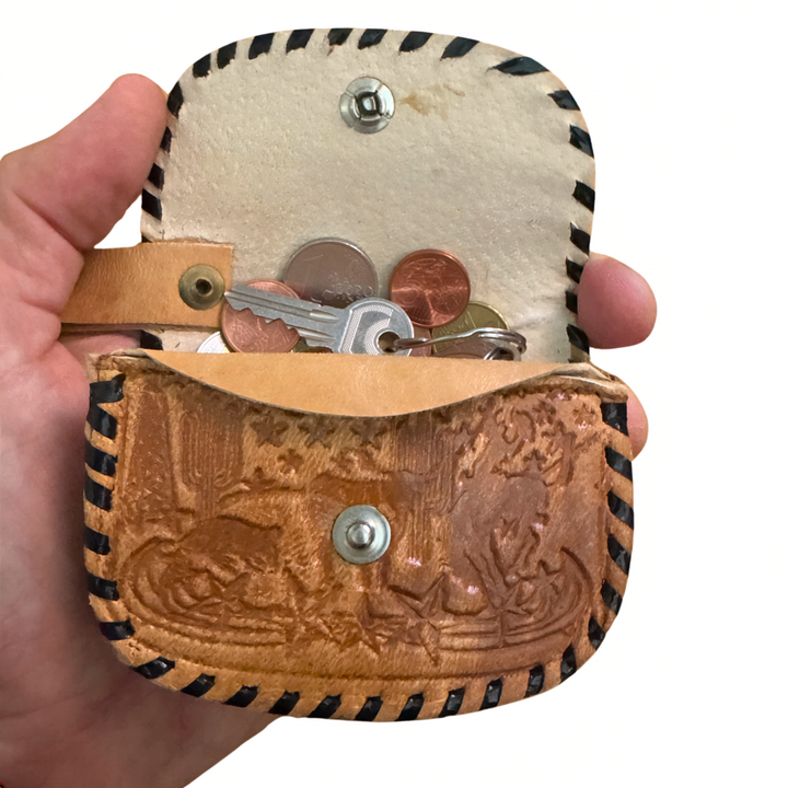 Texas Leather AirPods Case & Coin Purse