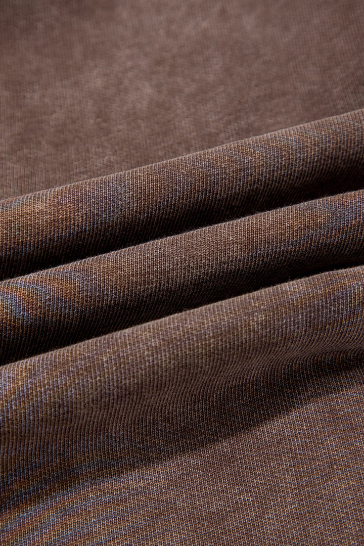 Lola Mineral Wash Seam Detail Elastic Waist Barrel Pants