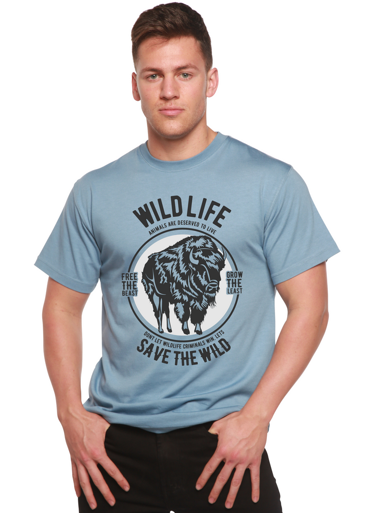 Wild Life Spun Bamboo® Men's Bamboo Viscose/Organic Cotton Short Sleeve Graphic T-Shirt