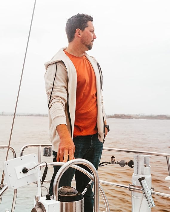 Men's Organic Crew Neck Tee Shirt - 4 Pack