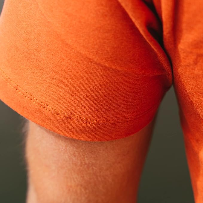 Men's Organic Crew Neck Tee Shirt - 4 Pack