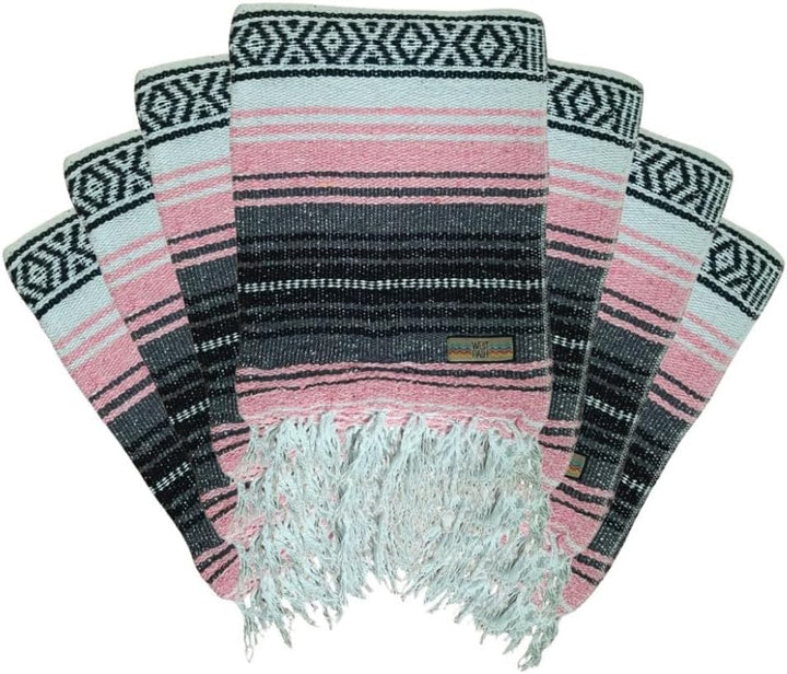 Light Pink Mexican Falsa Blanket