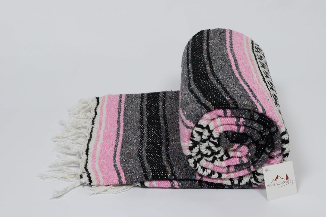 Light Pink Mexican Falsa Blanket