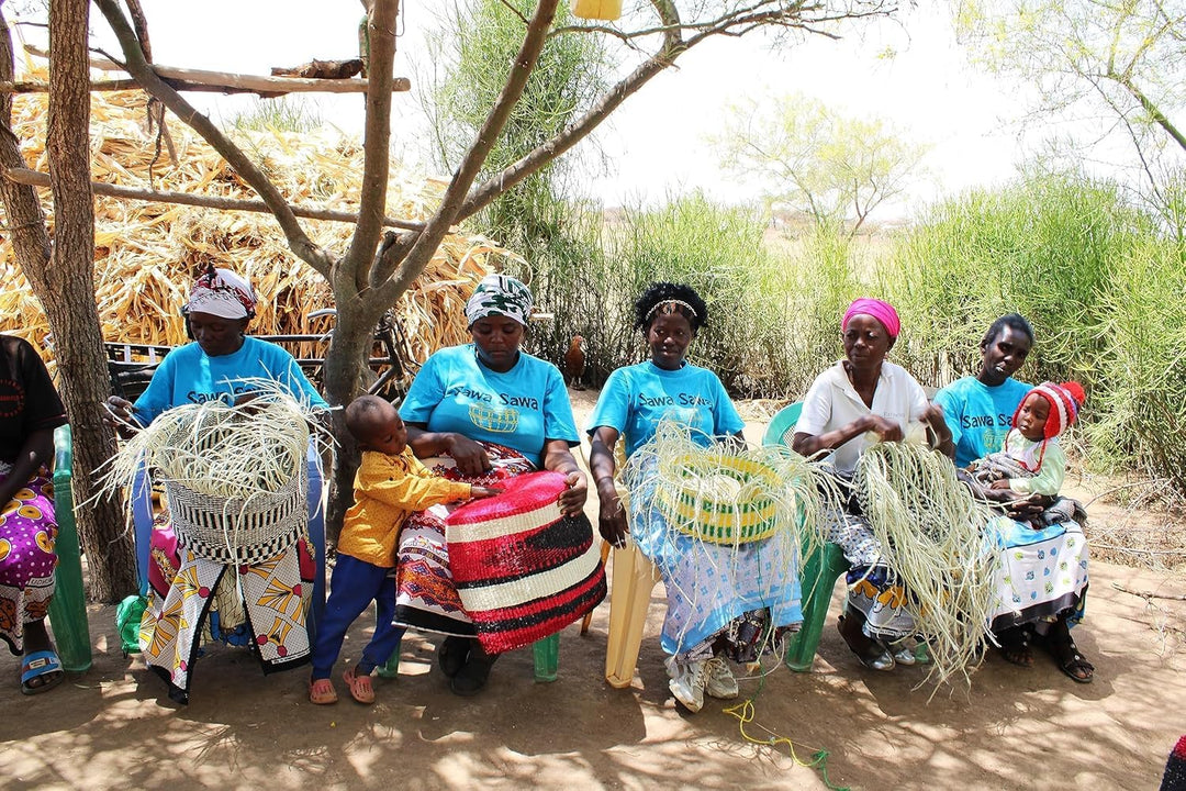 Peace Life Sisal Tote Basket Tote Bag