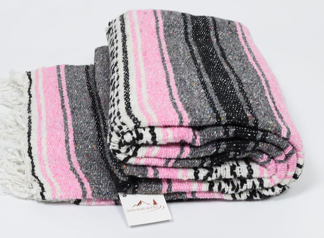 Light Pink Mexican Falsa Blanket