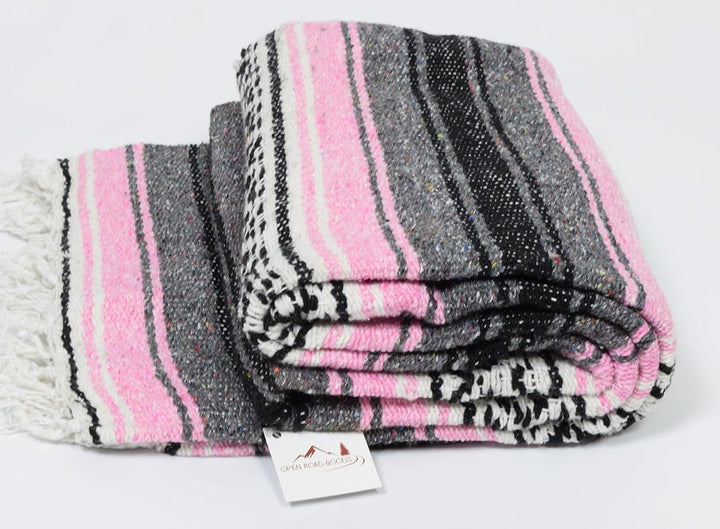 Light Pink Mexican Falsa Blanket