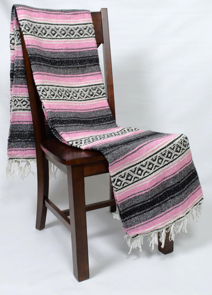 Light Pink Mexican Falsa Blanket