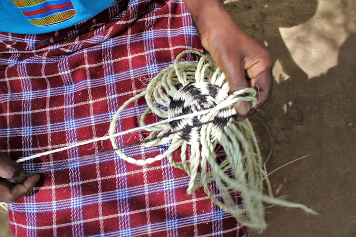 Peace Life Sisal Tote Basket Tote Bag