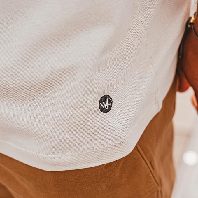 Men's Organic Crew Neck Tee Shirt - 4 Pack