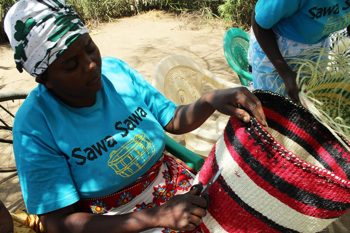 Balance Point Handmade Sisal Basket Tote