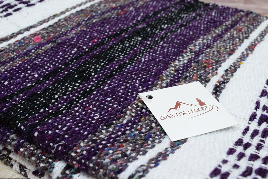 Royal Purple Mexican Falsa Blanket